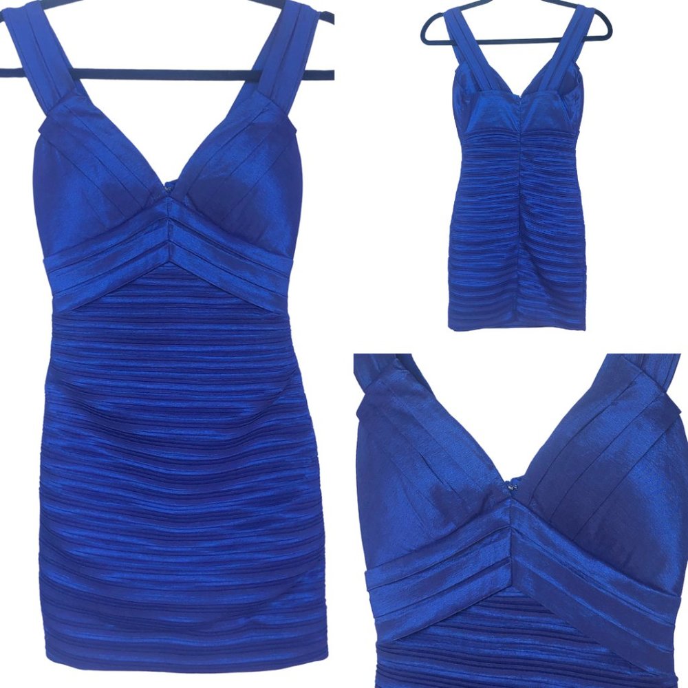 Blue Bandage Bondycon Dress - Sz Small